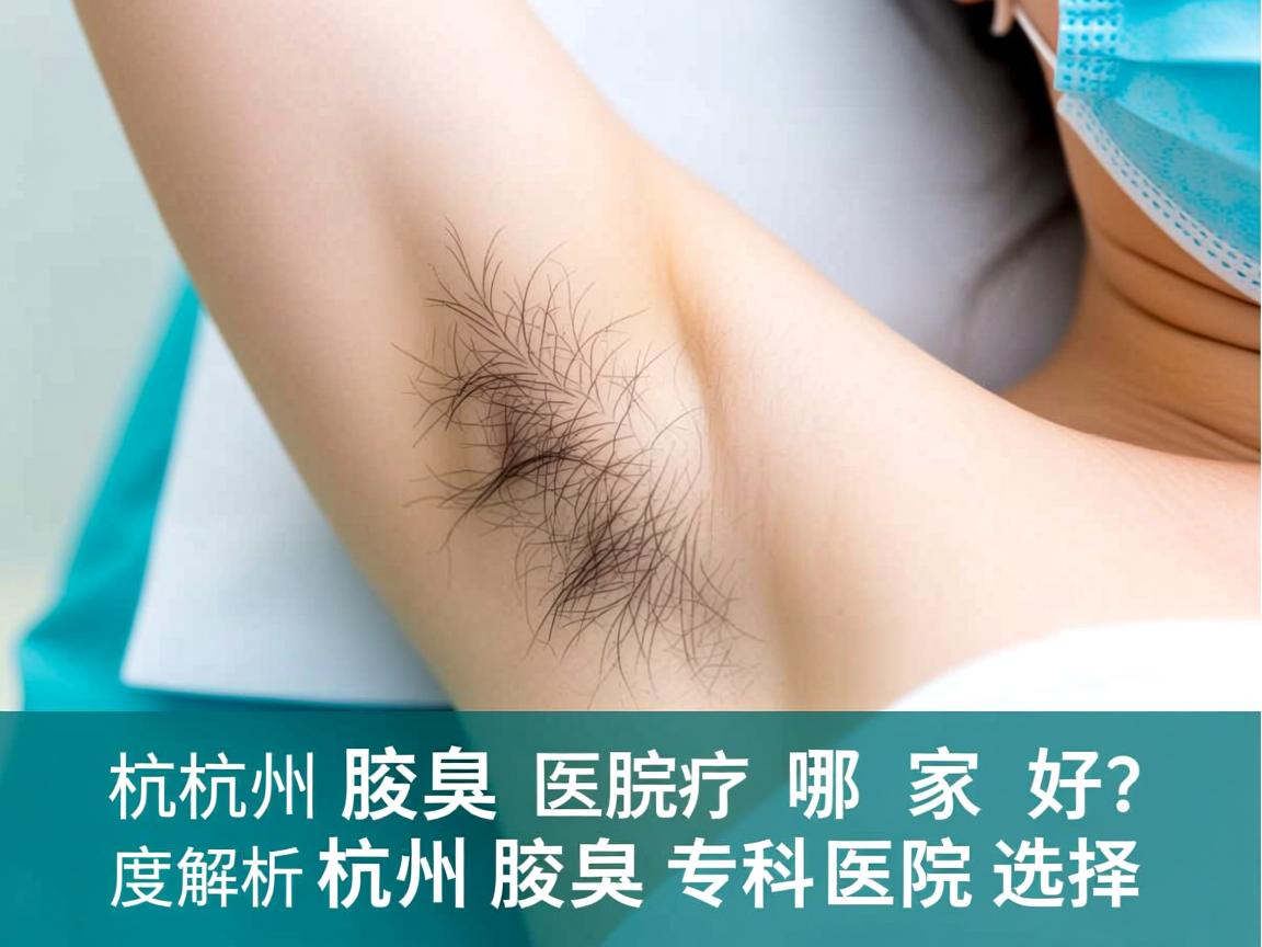 杭州腋臭医院哪家好？深度解析杭州腋臭专科医院选择