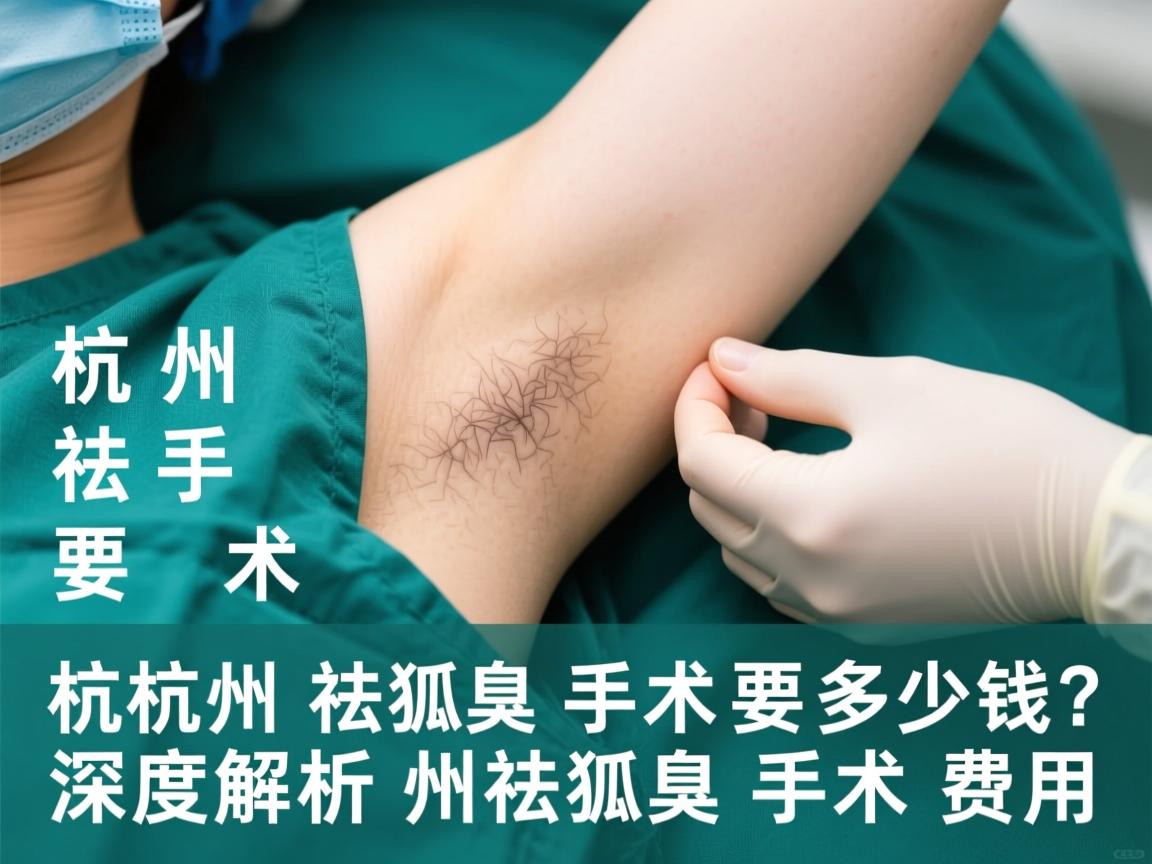杭州祛狐臭手术要多少钱？深度解析杭州祛狐臭手术费用