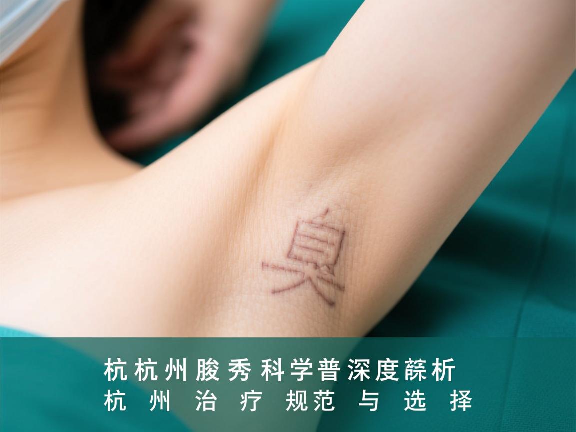 杭州腋秀科普，深度解析杭州腋臭治疗的规范与选择