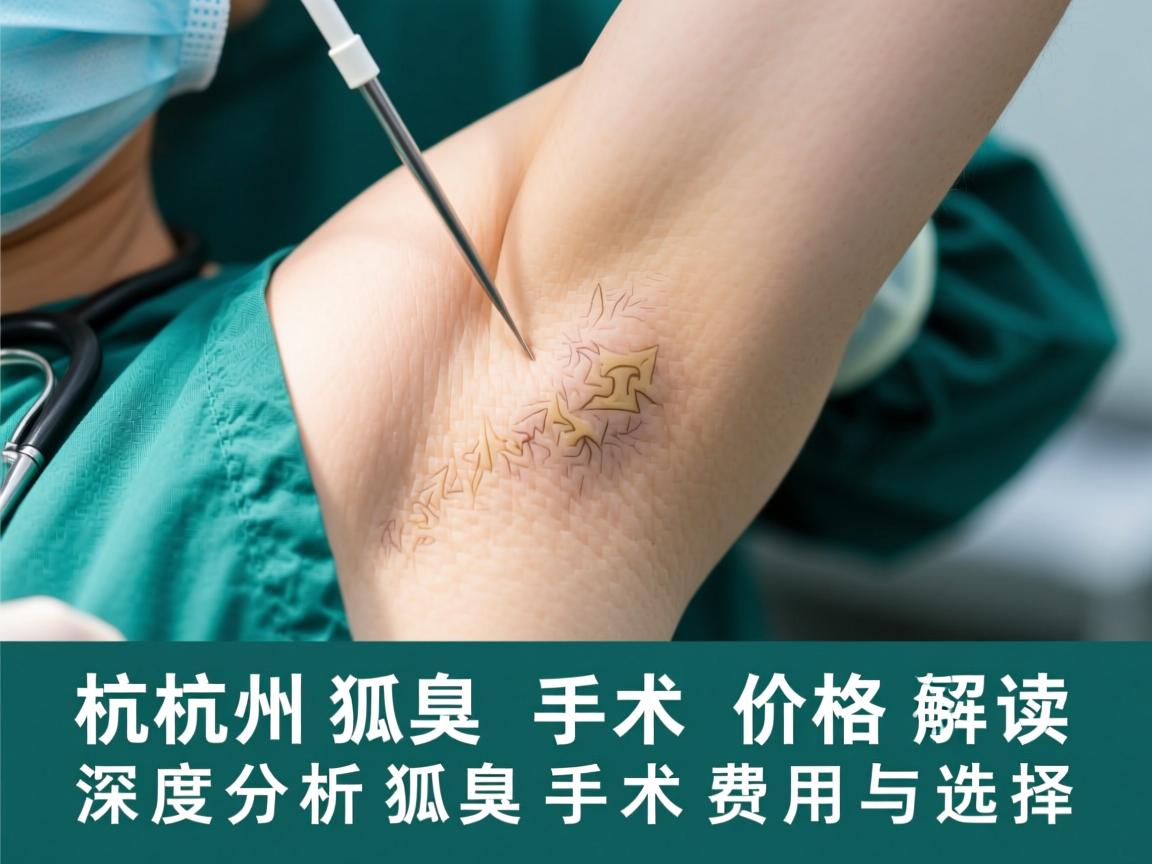 杭州狐臭手术价格解读，深度分析狐臭手术费用与选择
