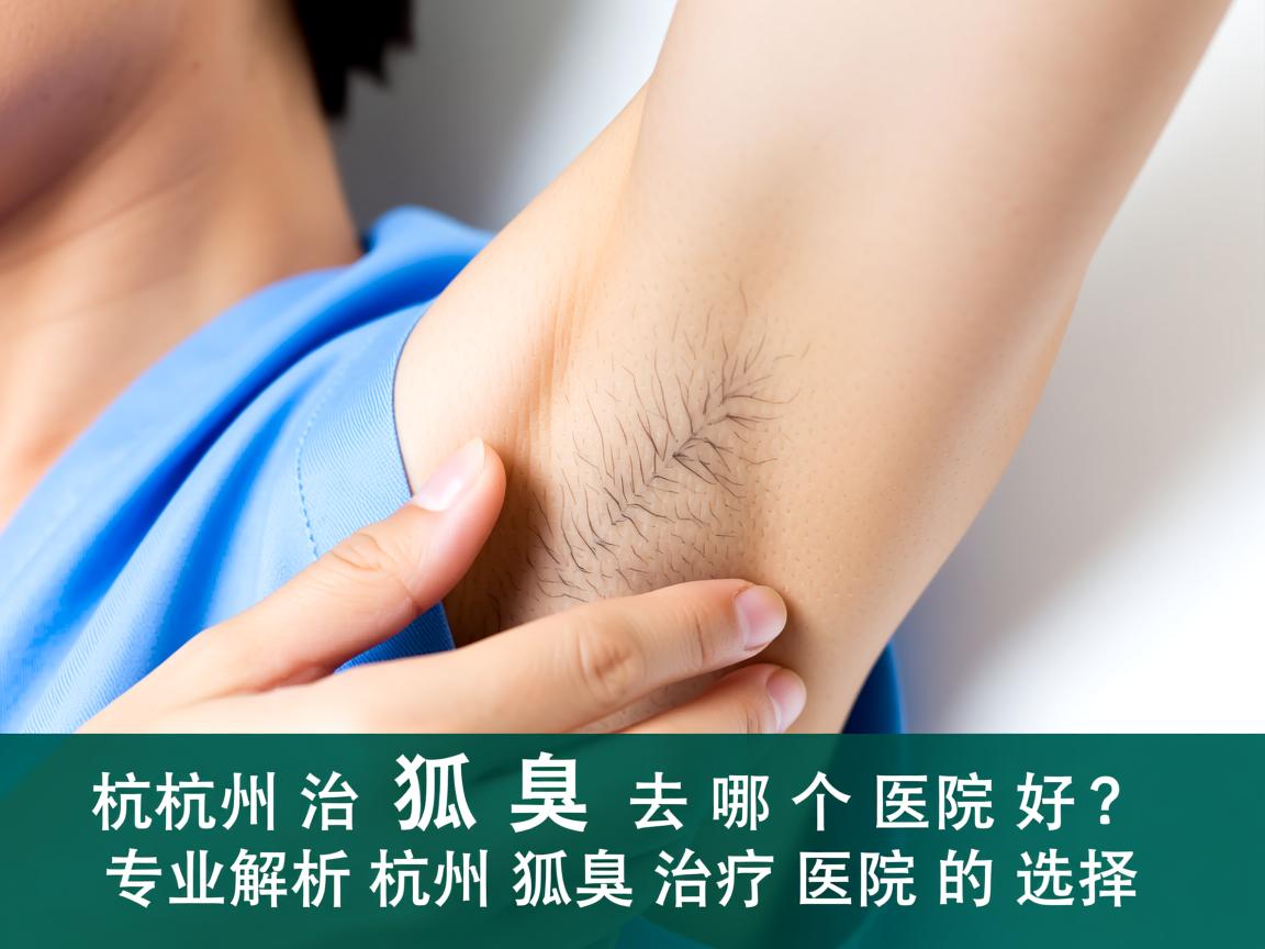 杭州治狐臭去哪个医院好？专业解析杭州狐臭治疗医院的选择