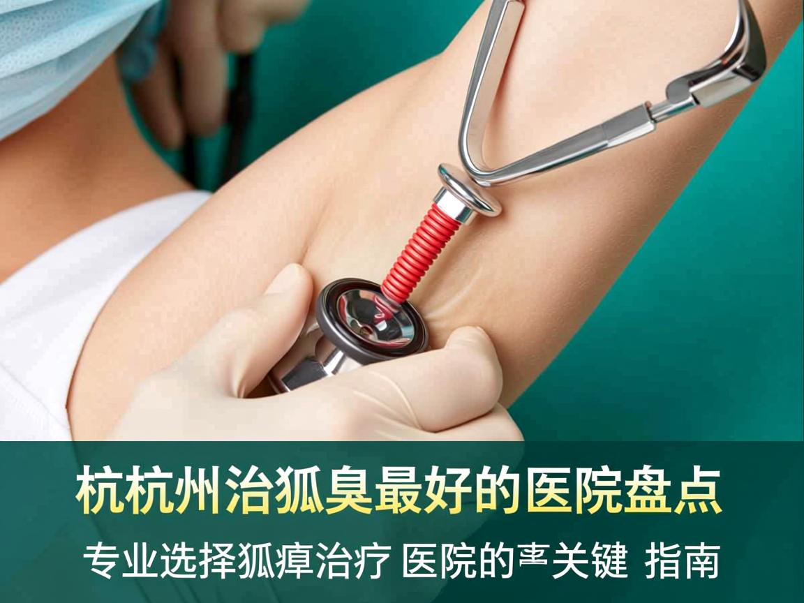 杭州治狐臭最好的医院盘点，专业选择狐臭治疗医院的关键指南