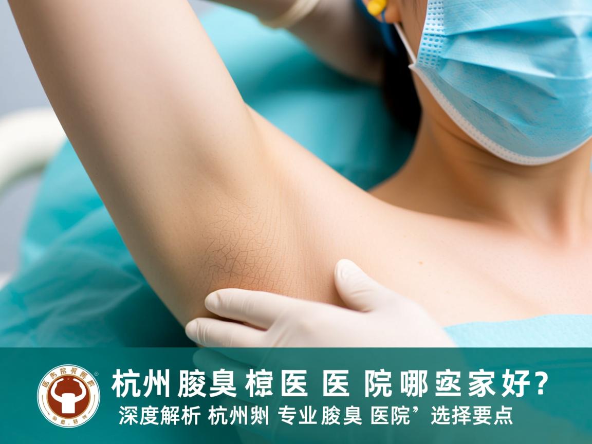 杭州腋臭医院哪家好？深度解析杭州专业腋臭医院的选择要点
