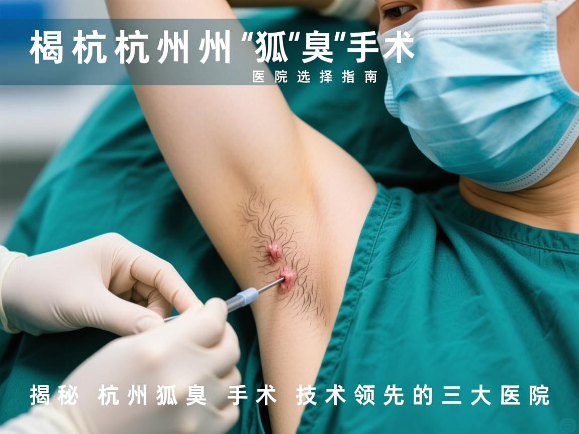 杭州狐臭手术医院选择指南，揭秘杭州狐臭手术技术领先的三大医院