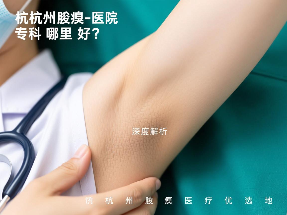 杭州腋臭专科医院哪里好？深度解析杭州腋臭医疗优选地