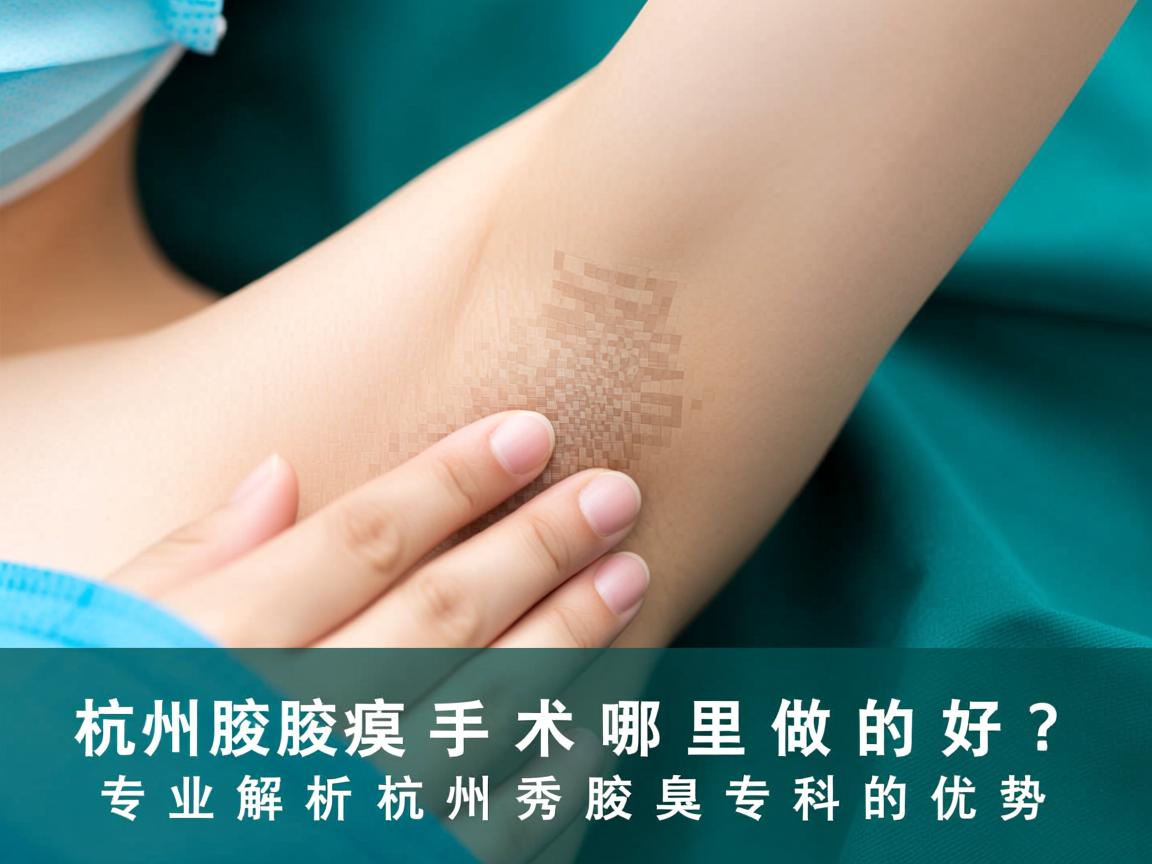 杭州腋臭手术哪里做的好？专业解析杭州腋秀腋臭专科的优势
