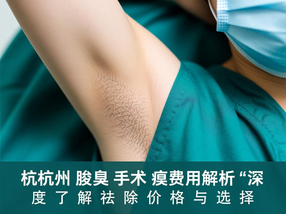 杭州腋臭手术费用解析，深度了解腋臭祛除价格与选择
