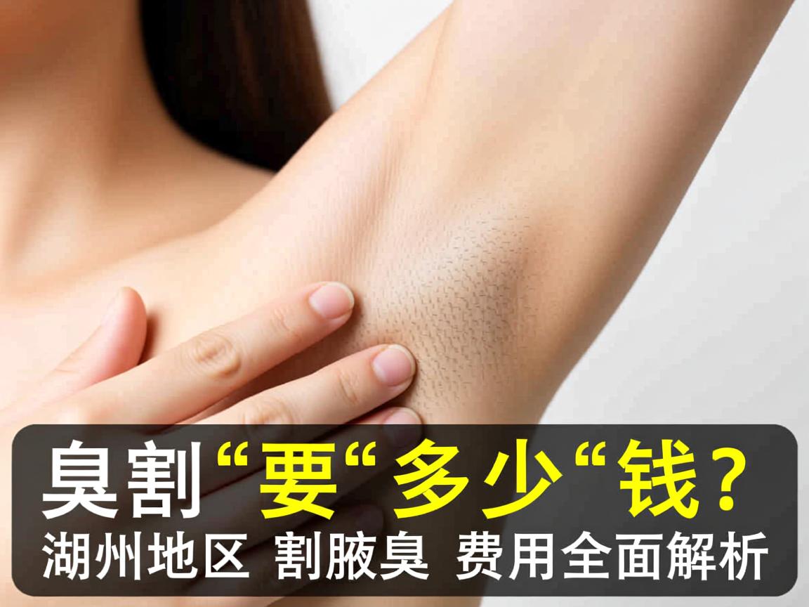 割腋臭要多少钱？湖州地区割腋臭费用全面解析