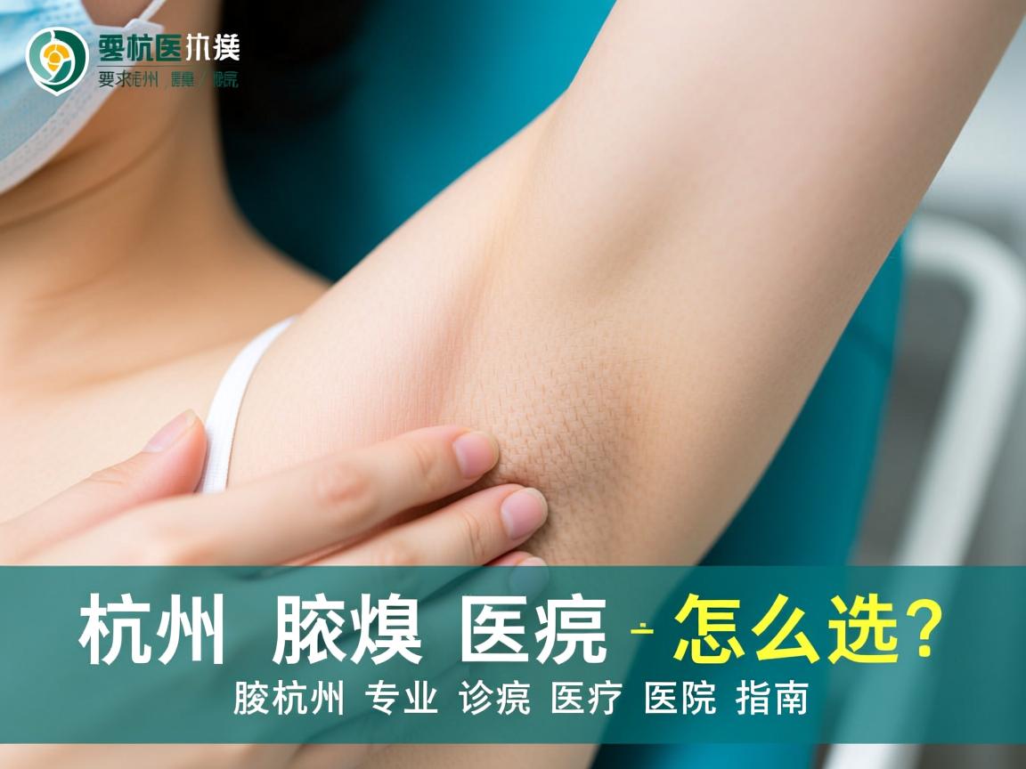 杭州腋臭医院怎么选？杭州专业腋臭诊疗医院指南