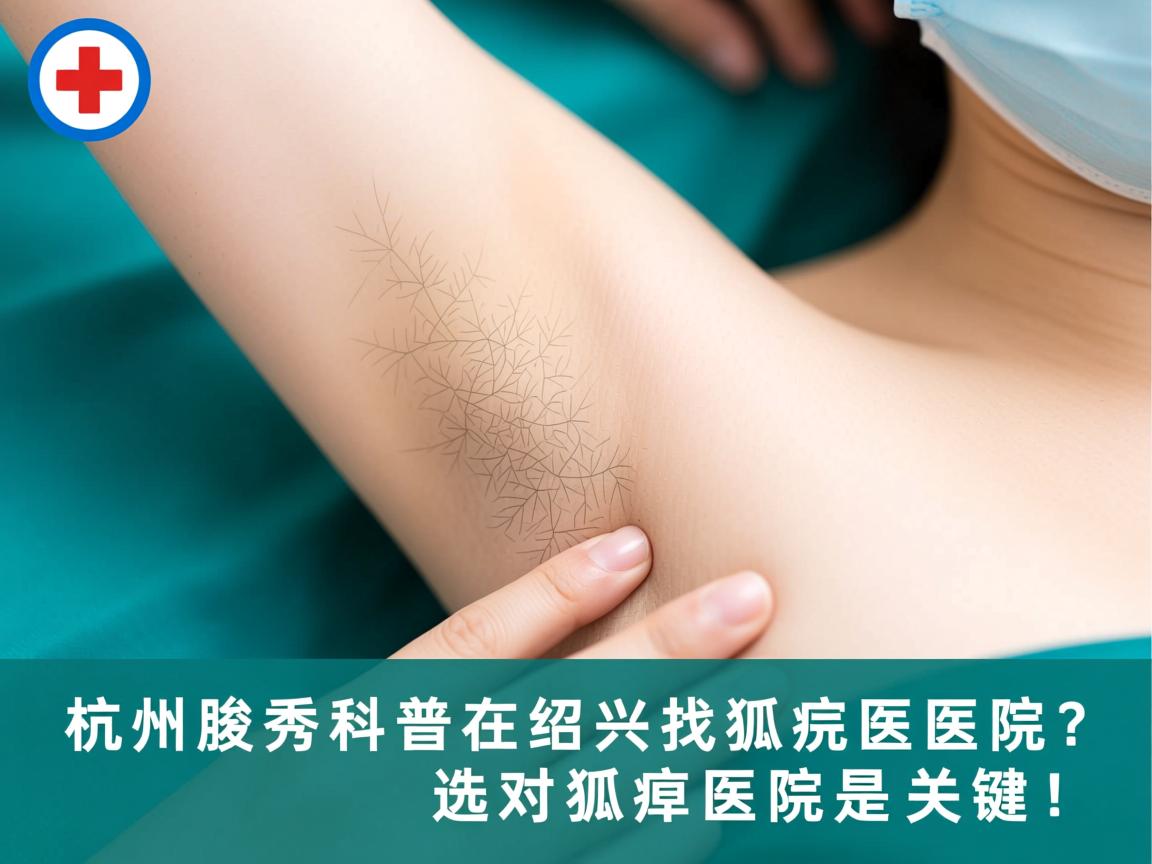 杭州腋秀科普在绍兴找狐臭医院？选对狐臭医院是关键！