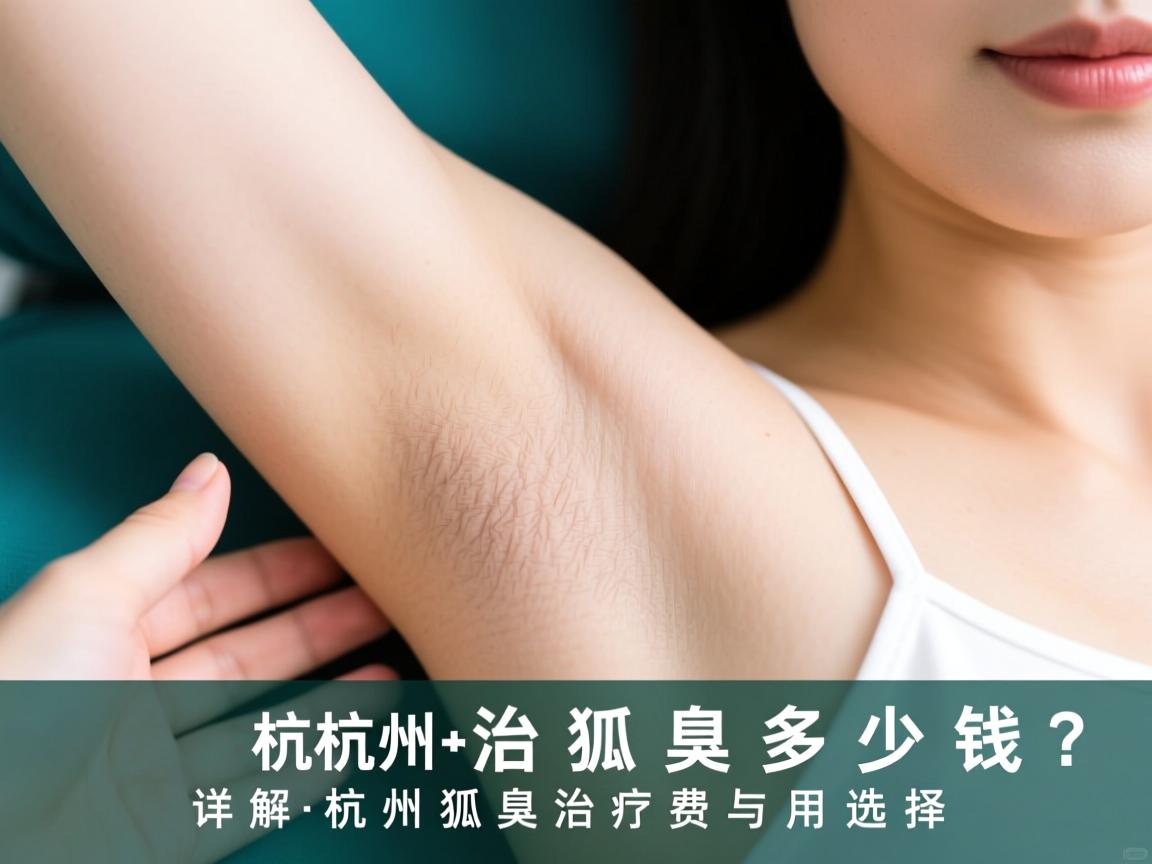 杭州治狐臭多少钱？详解杭州狐臭治疗费用与选择