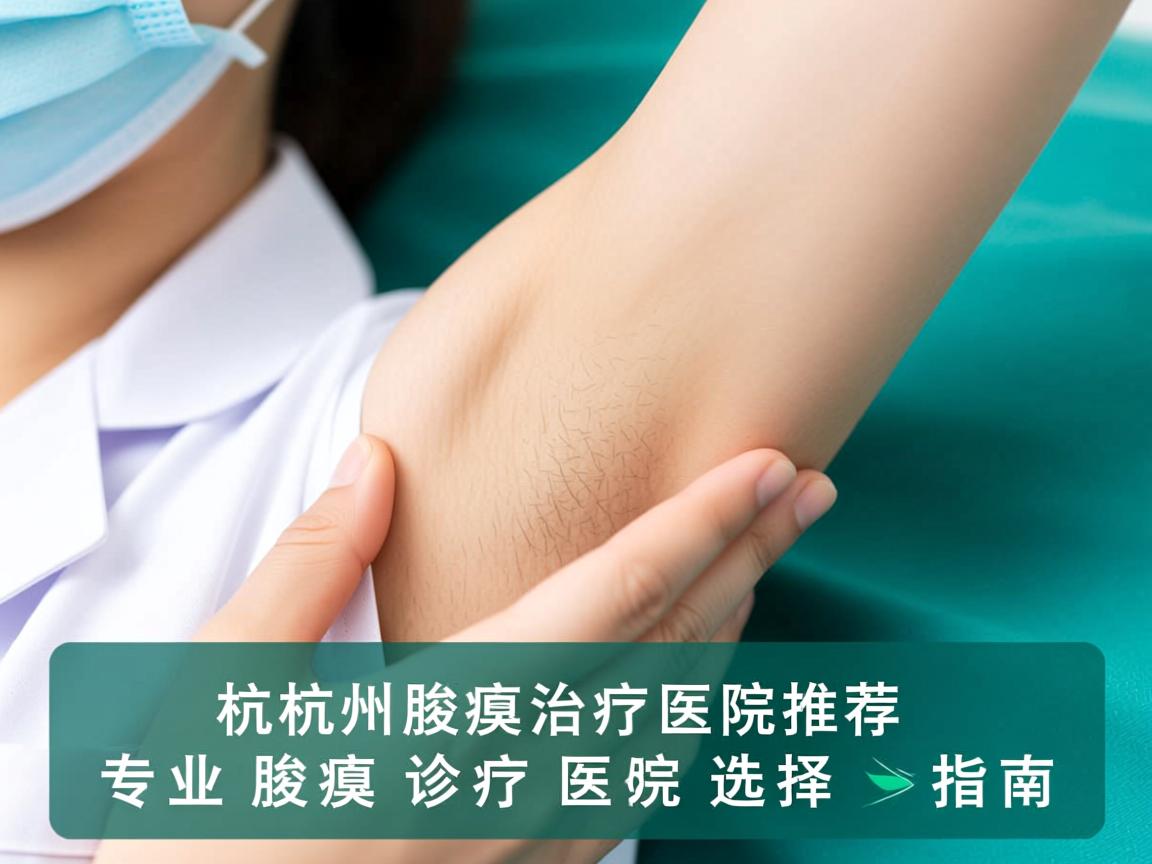 杭州腋臭治疗医院推荐，专业腋臭诊疗医院的选择指南