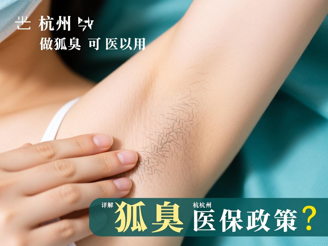 在杭州做狐臭可以用医保吗？详解杭州狐臭医保政策