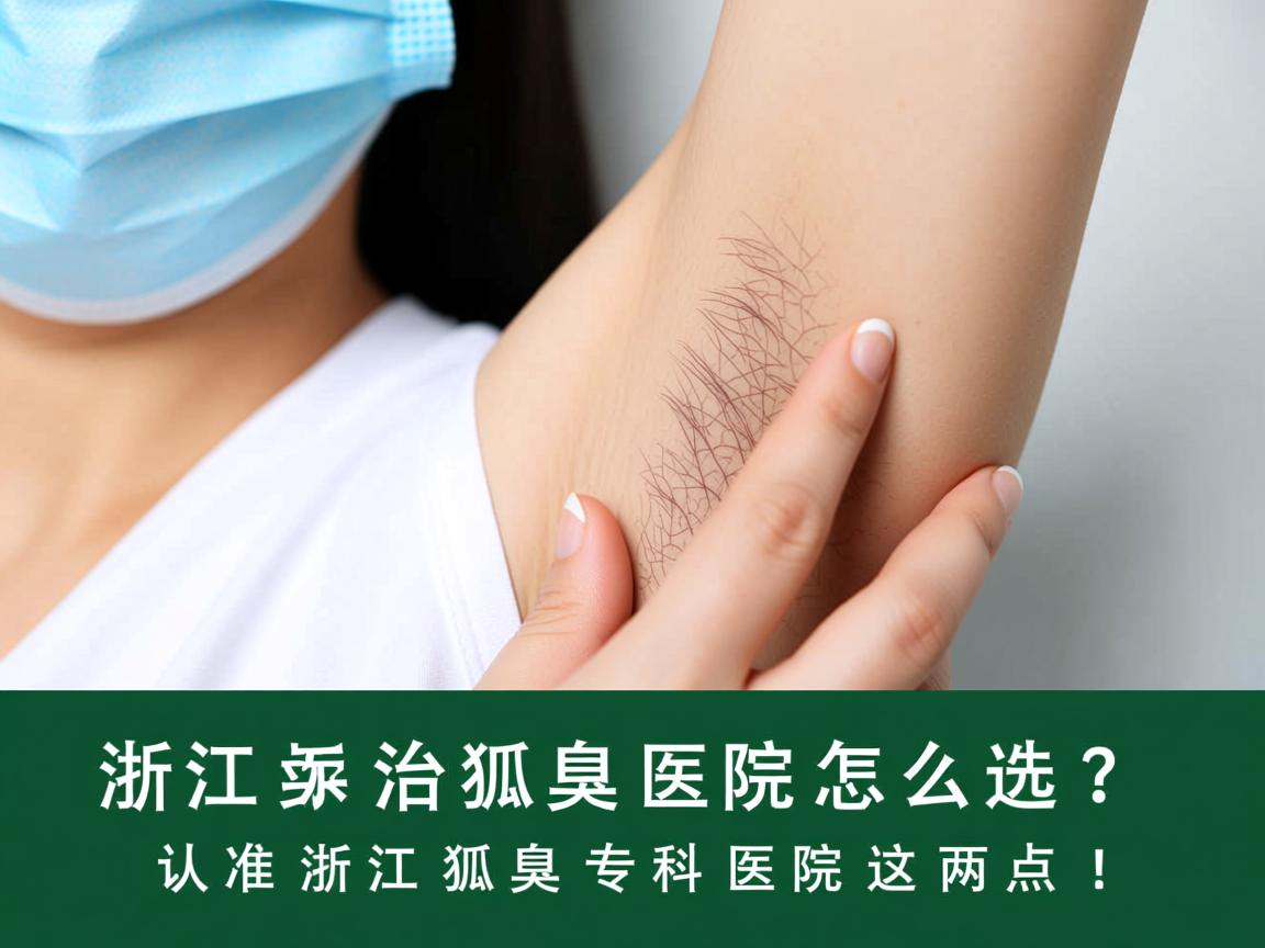 浙江治狐臭医院怎么选？认准浙江狐臭专科医院这两点！