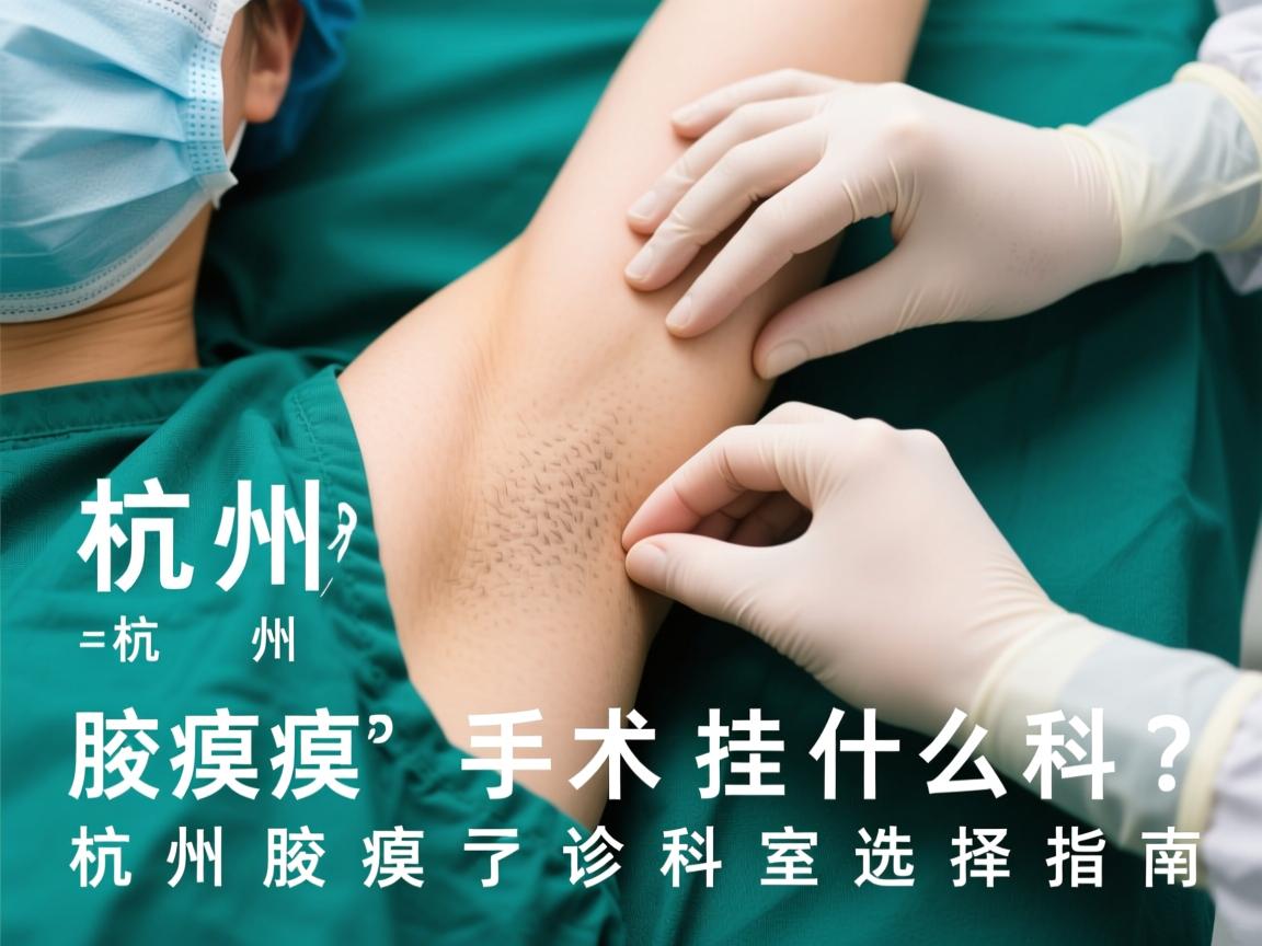 杭州腋臭手术挂什么科？杭州腋臭诊疗科室选择指南