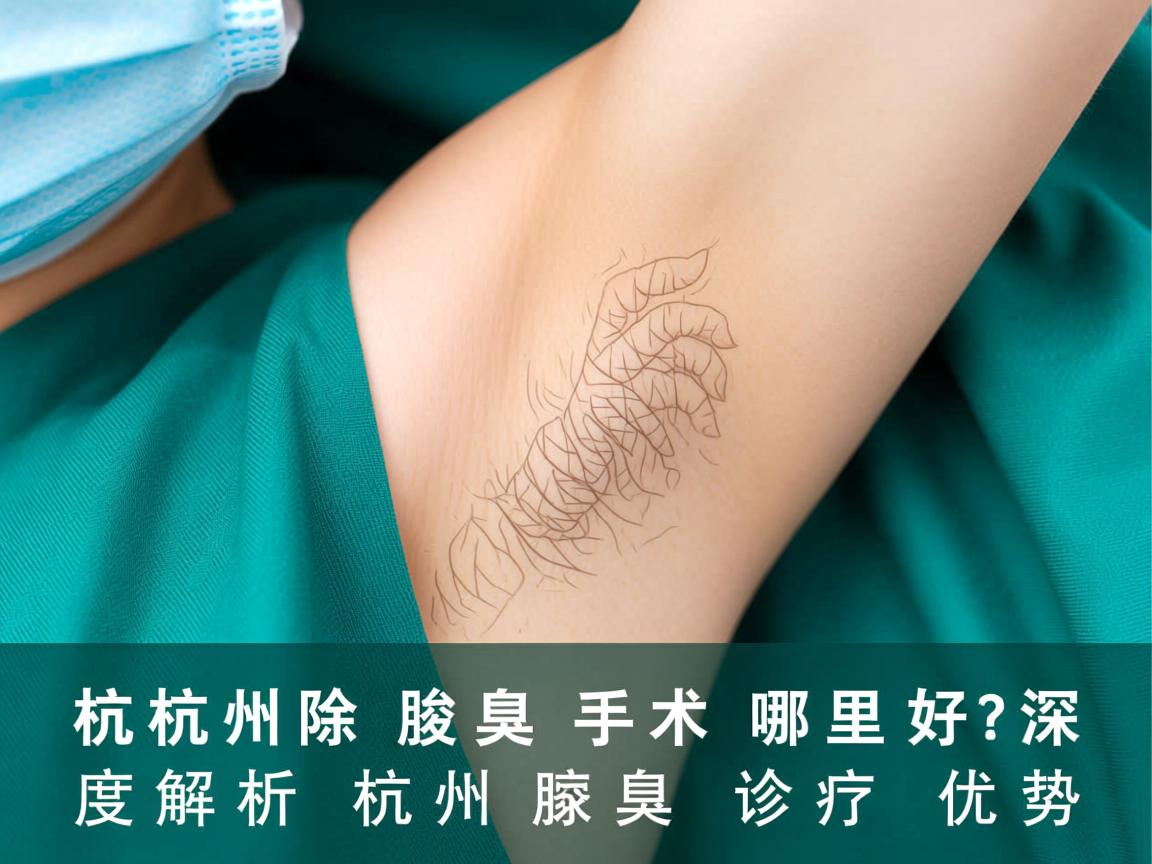 杭州除腋臭手术哪里好？深度解析杭州腋臭诊疗优势