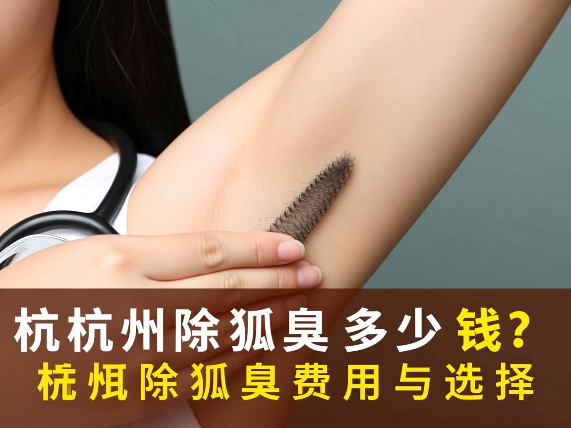 杭州除狐臭多少钱？详解杭州除狐臭费用与选择