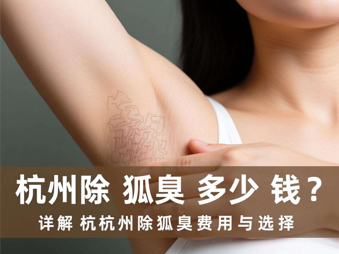 杭州除狐臭多少钱？详解杭州除狐臭费用与选择