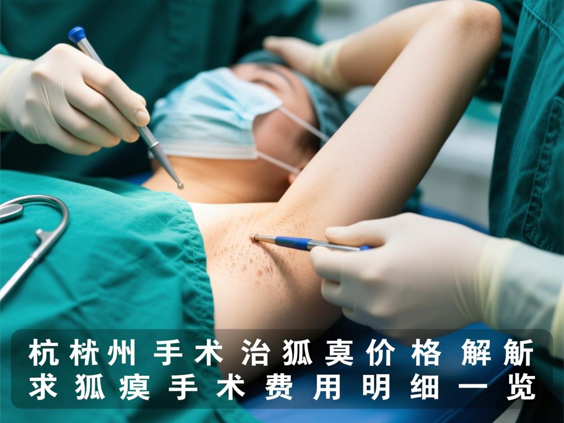 杭州手术治狐臭价格解析，狐臭手术费用明细一览