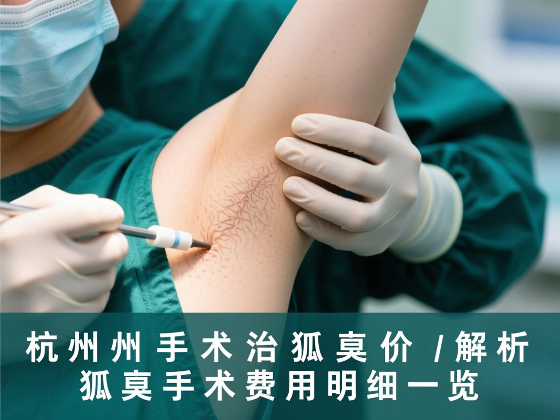 杭州手术治狐臭价格解析，狐臭手术费用明细一览