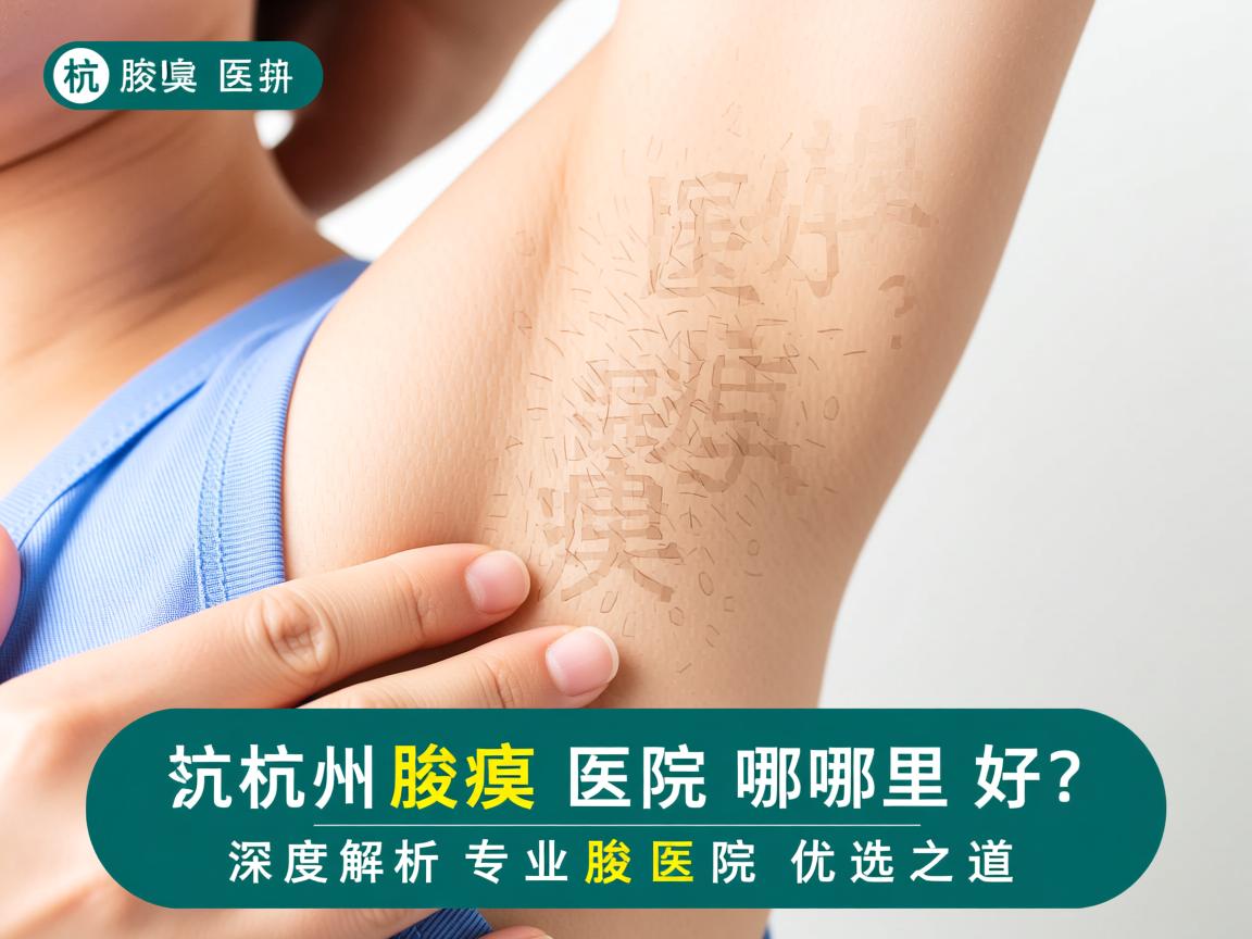 杭州腋臭医院哪里好？深度解析杭州专业腋臭医院的优选之道