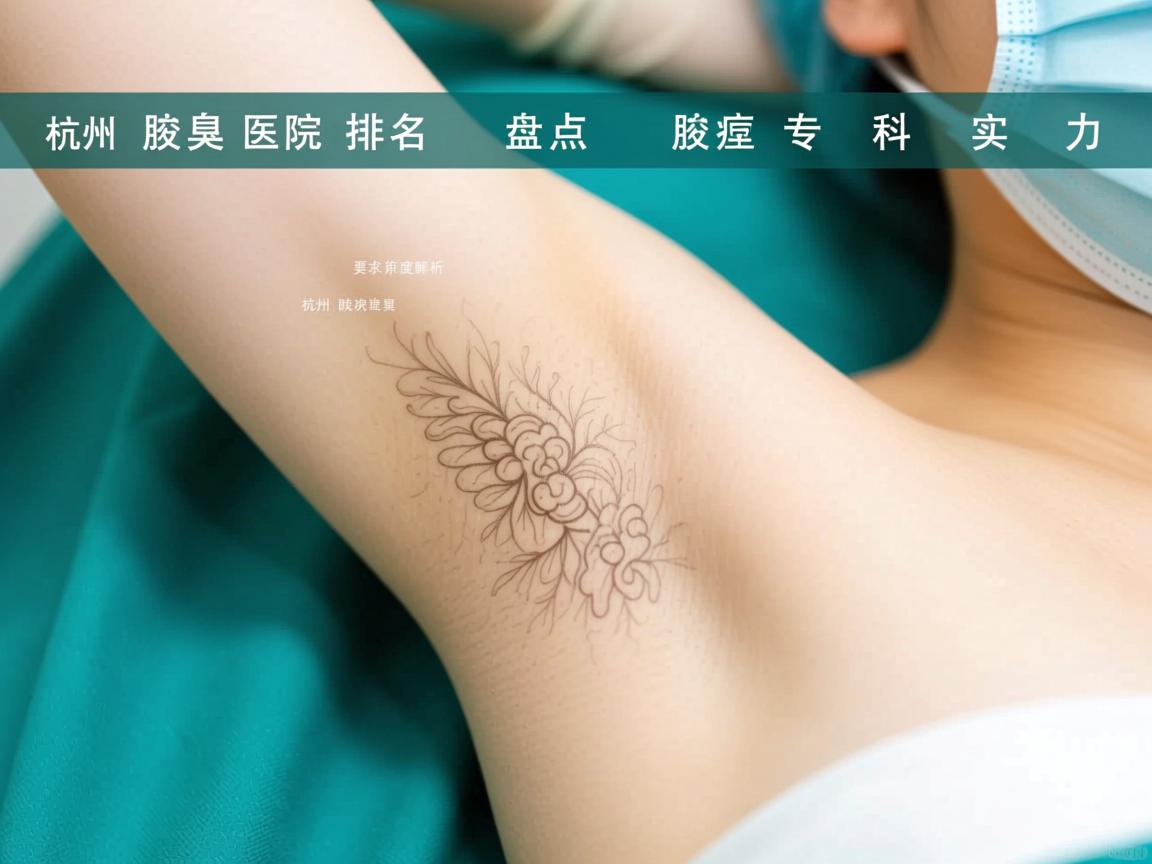 杭州腋臭医院排名盘点，深度解析杭州腋臭专科实力