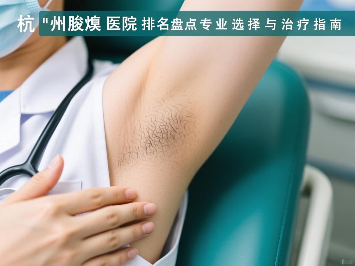 杭州腋臭医院排名盘点，专业选择与腋臭治疗指南