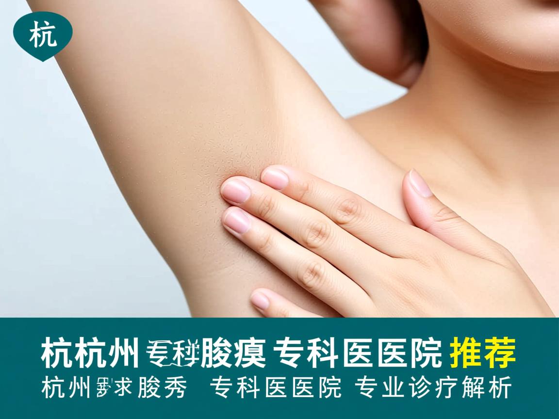 杭州腋臭专科医院推荐，杭州腋秀专科医院的专业诊疗解析