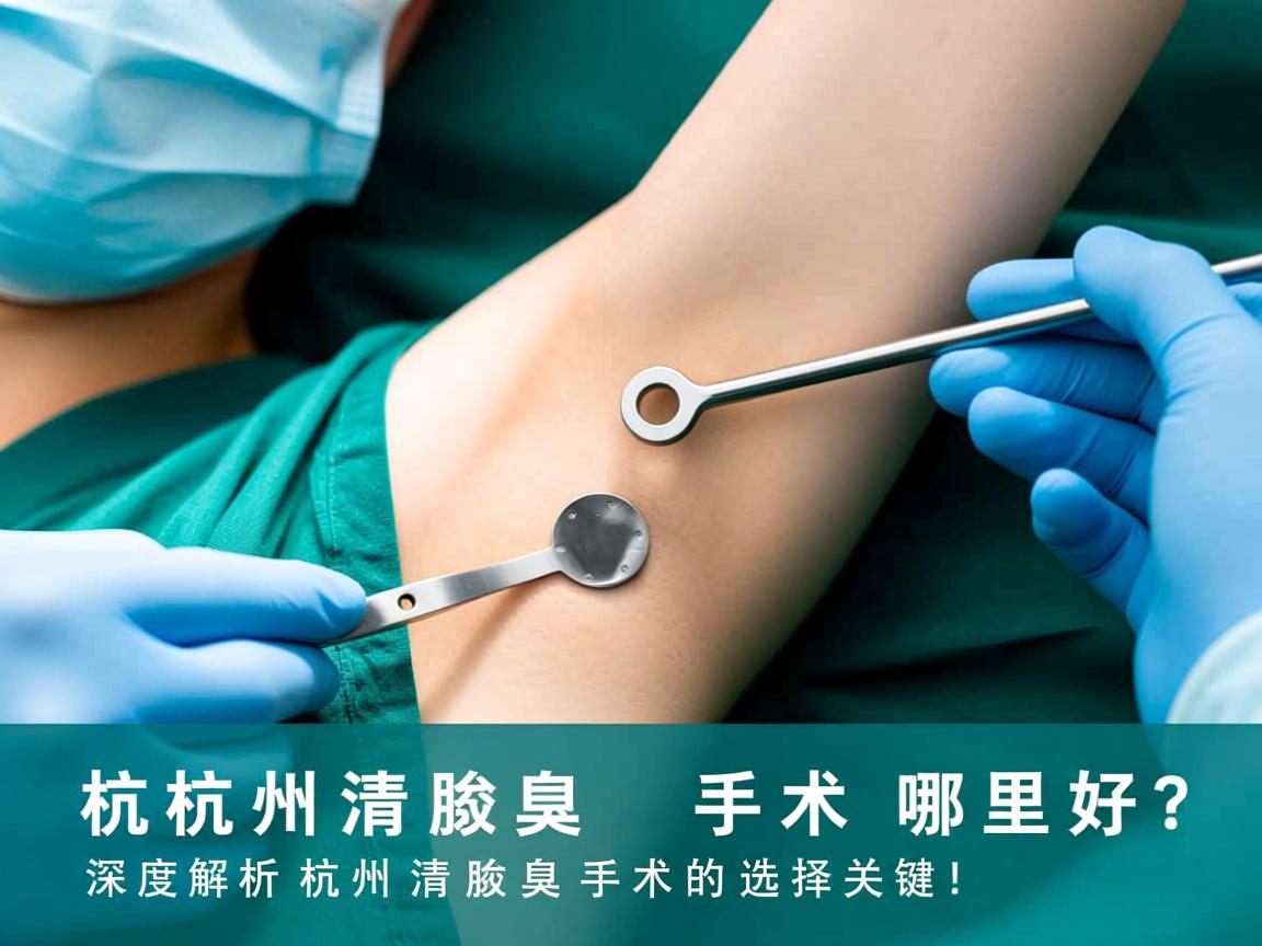 杭州清腋臭手术哪里好？深度解析杭州清腋臭手术的选择关键！