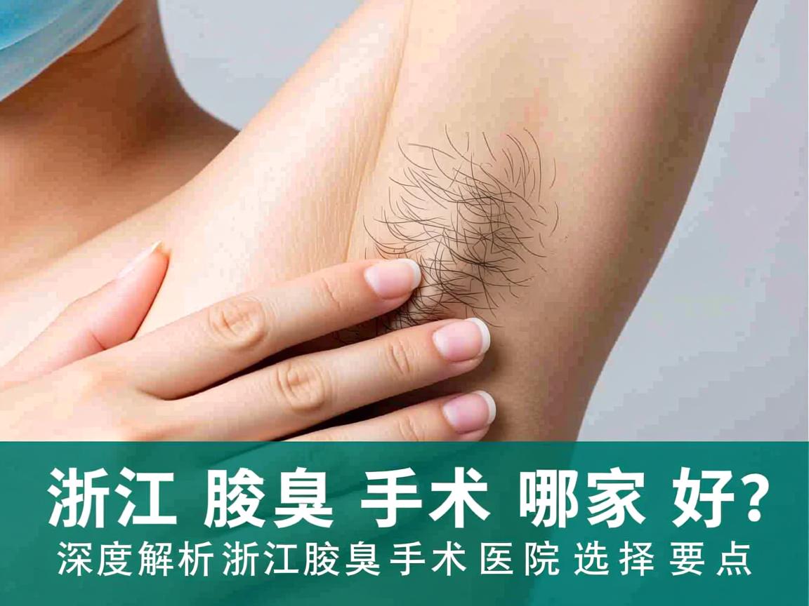 浙江腋臭手术哪家好？深度解析浙江腋臭手术医院选择要点