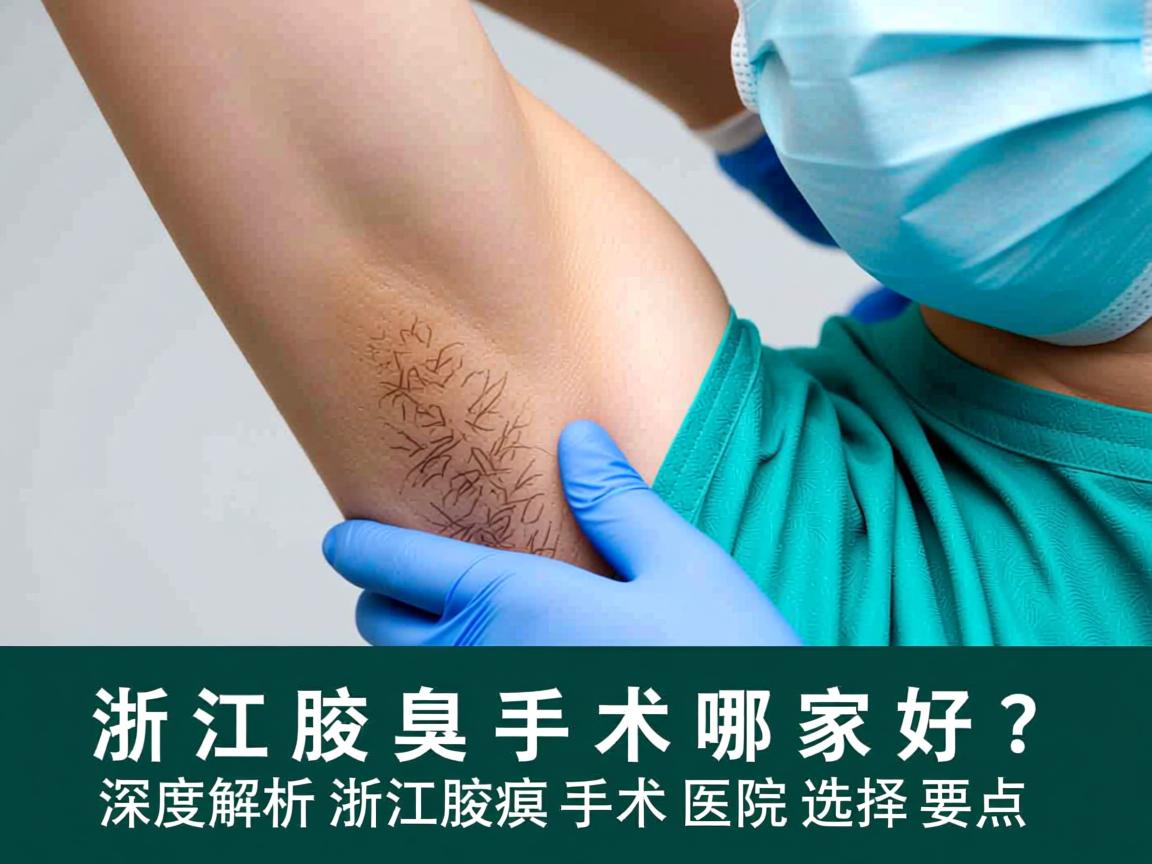 浙江腋臭手术哪家好？深度解析浙江腋臭手术医院选择要点