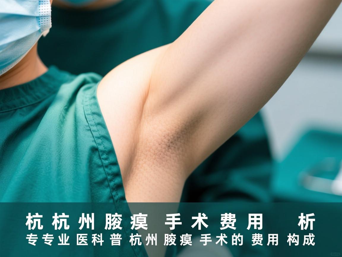 杭州腋臭手术费用解析，专业科普杭州腋臭手术的费用构成