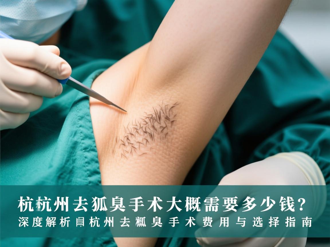 杭州去狐臭手术大概需要多少钱？深度解析杭州去狐臭手术费用与选择指南