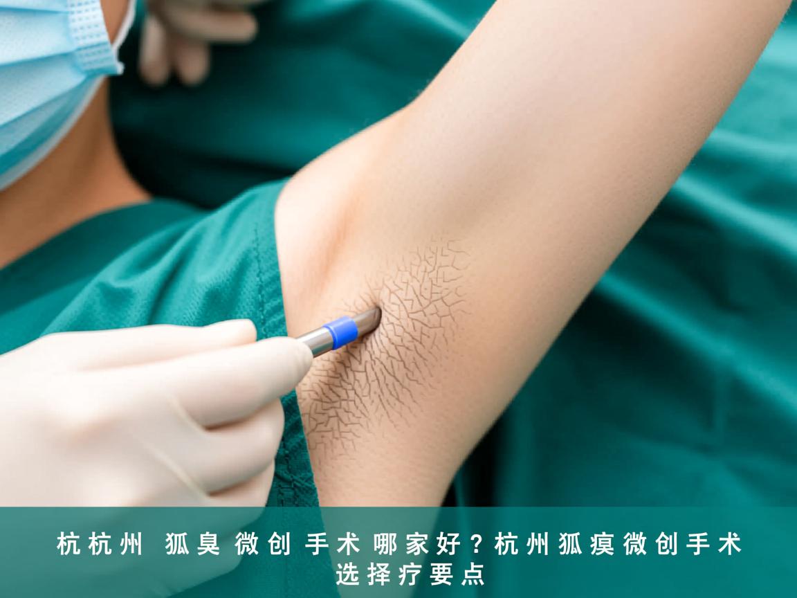 杭州狐臭微创手术哪家好？深度解析杭州狐臭微创手术的选择要点