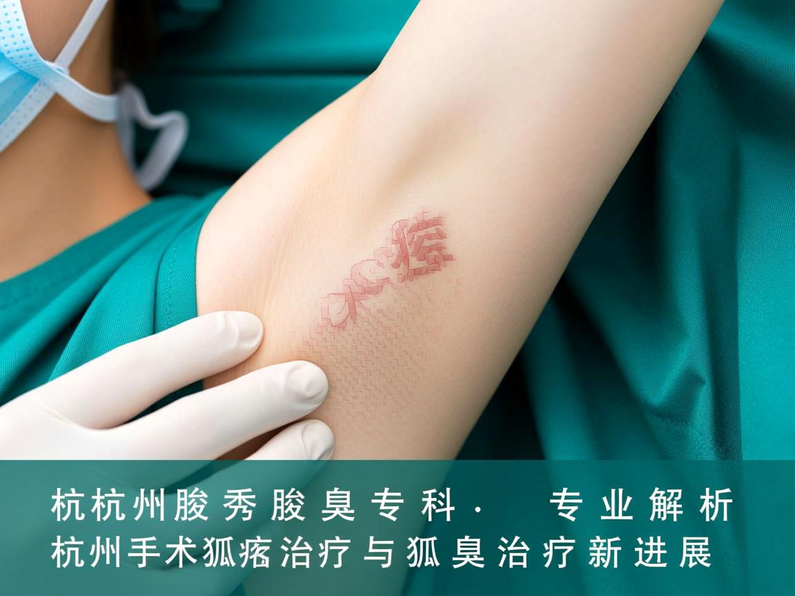 杭州腋秀腋臭专科，专业解析杭州手术狐臭治疗与狐臭治疗新进展