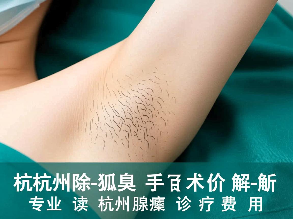杭州除狐臭手术价格解析，专业解读杭州腋臭诊疗费用