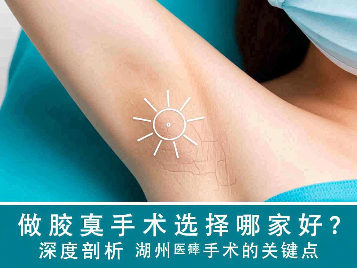 湖州做腋臭手术选择哪家好？深度剖析湖州腋臭手术的关键点