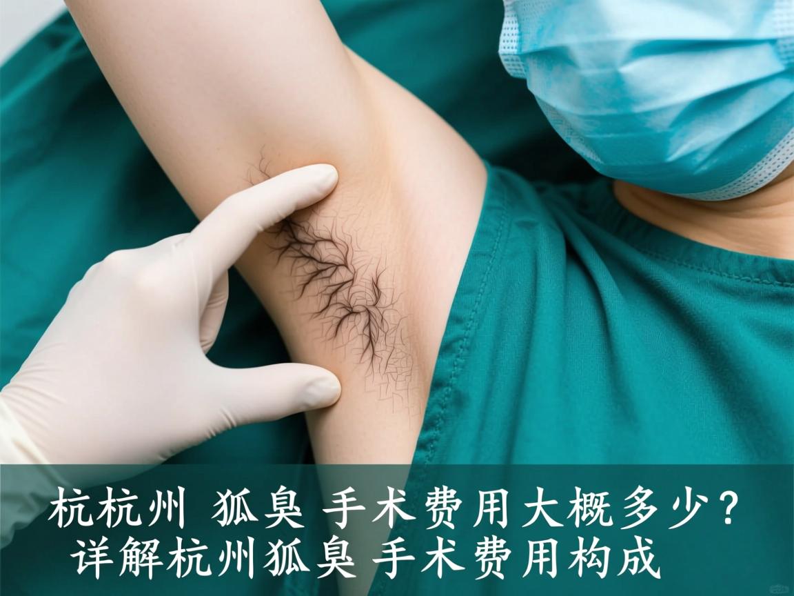 杭州狐臭手术费用大概多少？详解杭州狐臭手术费用构成