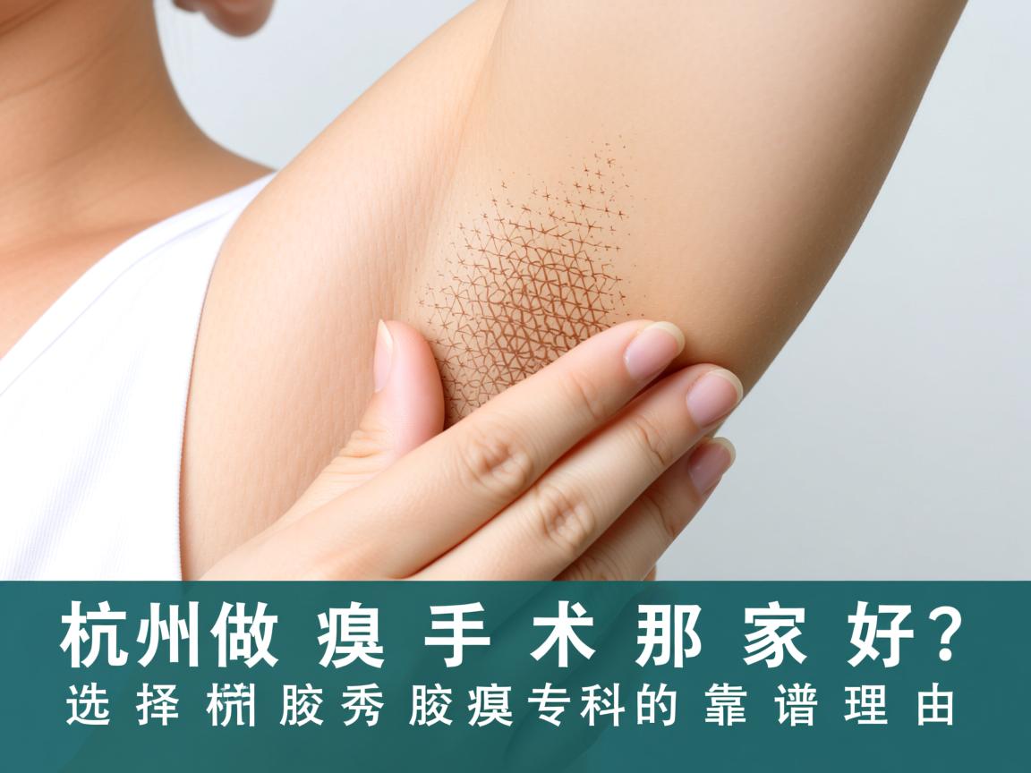 在杭州做腋臭手术那家好？选择杭州腋秀腋臭专科的靠谱理由