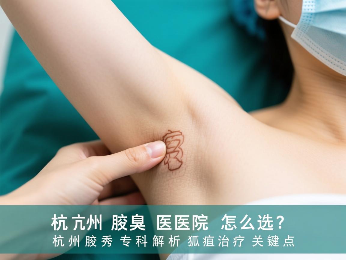 杭州腋臭医院怎么选？杭州腋秀专科解析狐臭治疗关键点