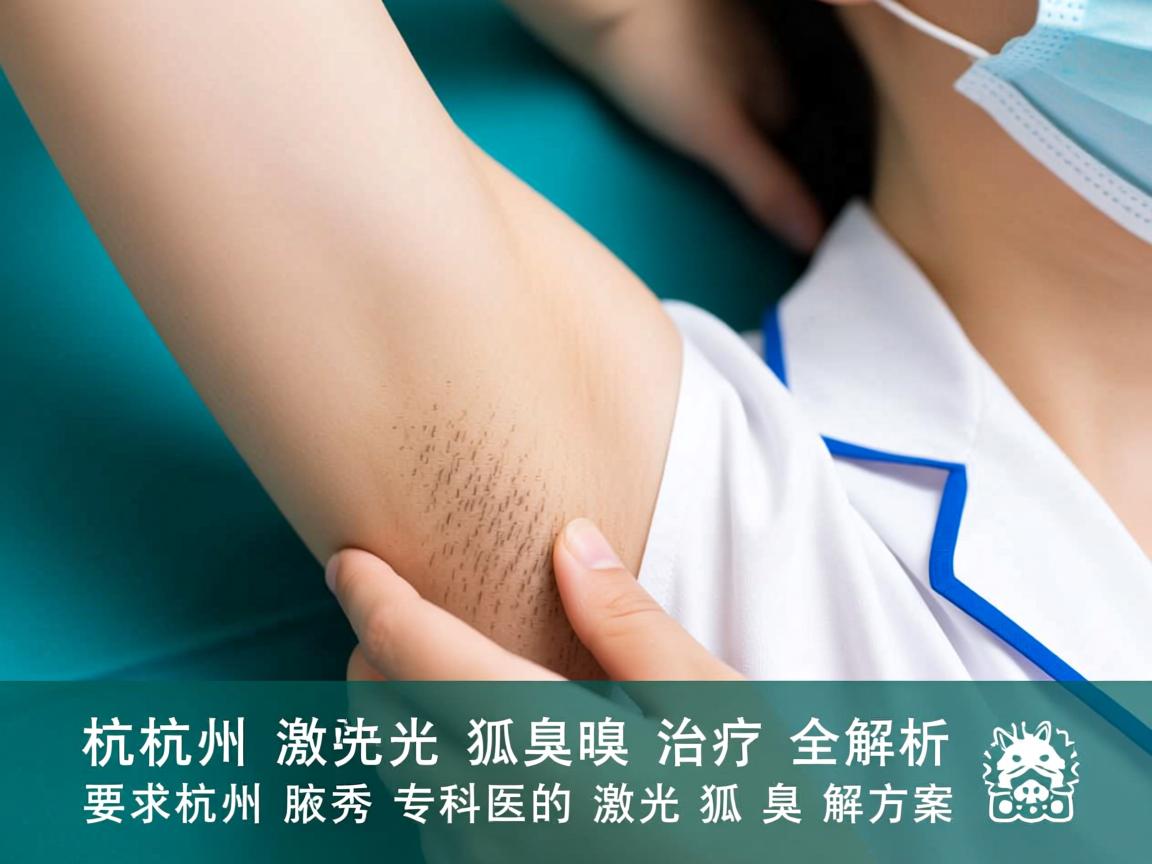 杭州激光狐臭治疗全解析，杭州腋秀专科的激光狐臭解决方案