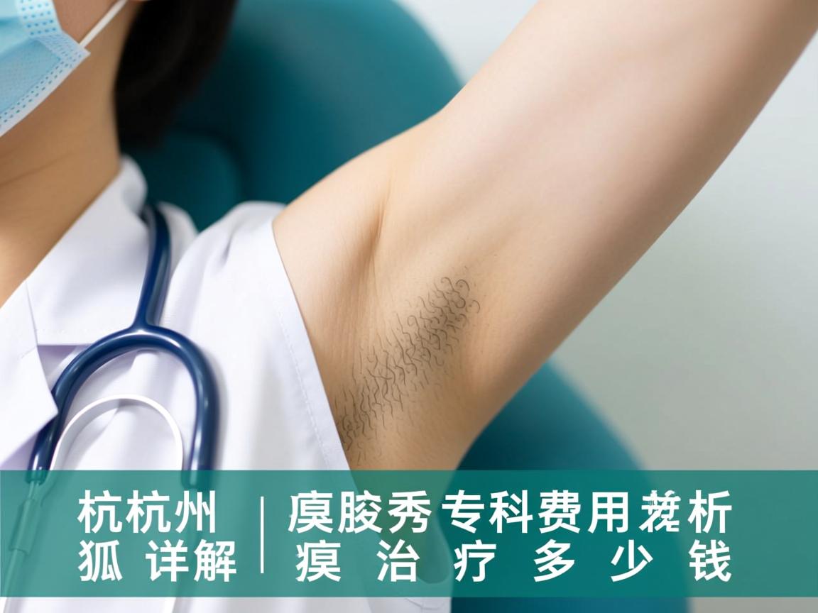 杭州腋臭诊疗费用解析，杭州腋秀专科详解狐臭治疗多少钱