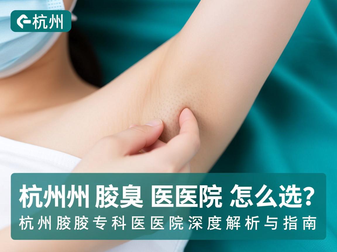 杭州腋臭医院怎么选？杭州腋臭专科医院深度解析与指南