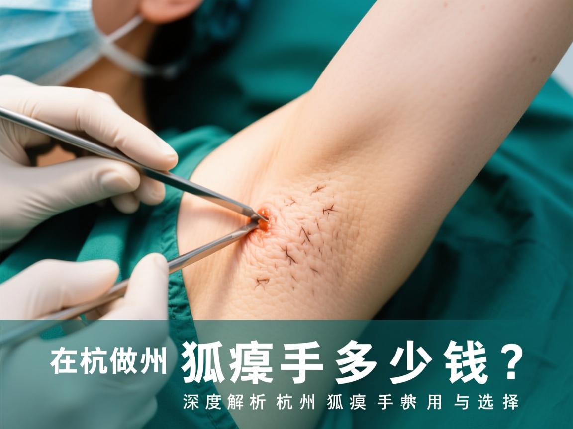 在杭州做狐臭手术多少钱？深度解析杭州狐臭手术费用与选择