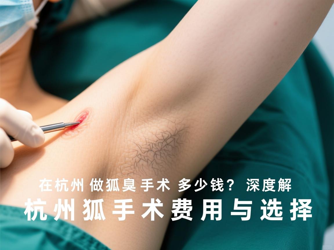 在杭州做狐臭手术多少钱？深度解析杭州狐臭手术费用与选择