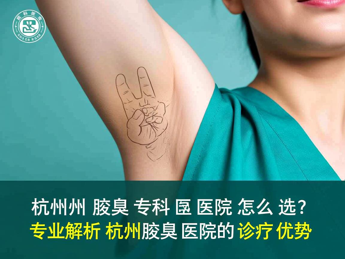 杭州腋臭专科医院怎么选？专业解析杭州腋臭医院的诊疗优势