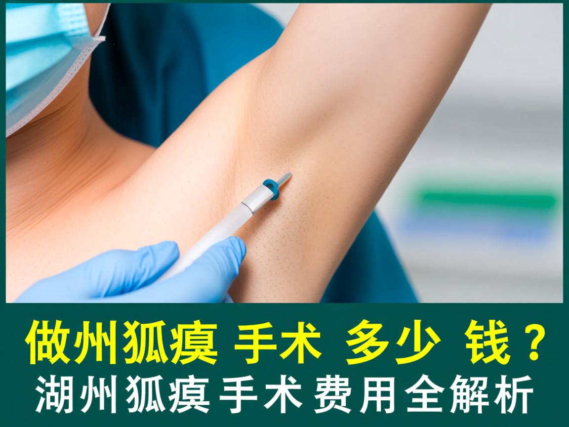 在湖州做狐臭手术多少钱？湖州狐臭手术费用全解析