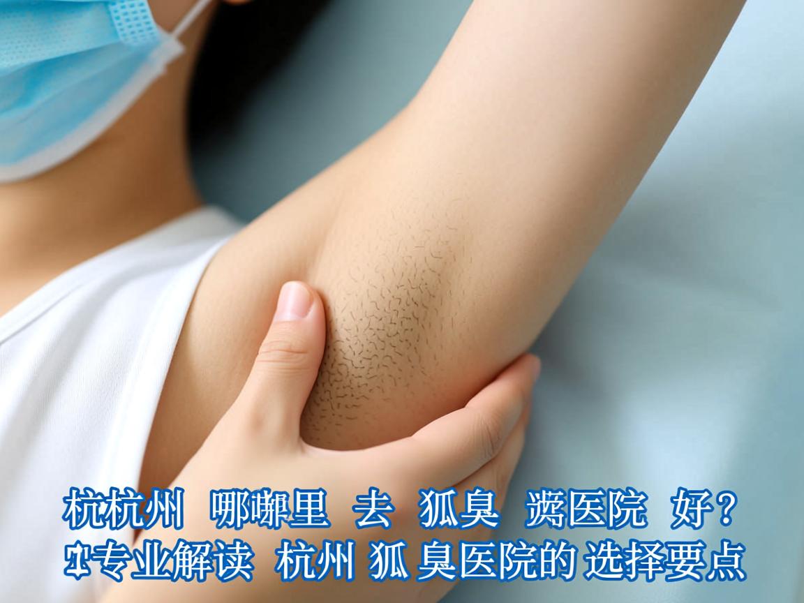 杭州哪里去狐臭医院好？专业解读杭州狐臭医院的选择要点