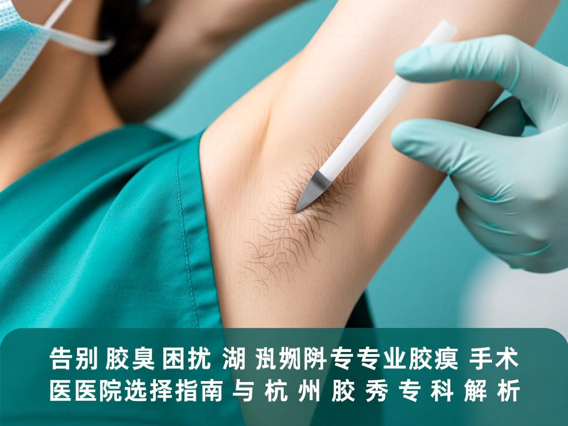 告别腋臭困扰，湖州专业腋臭手术医院选择指南与杭州腋秀专科解析
