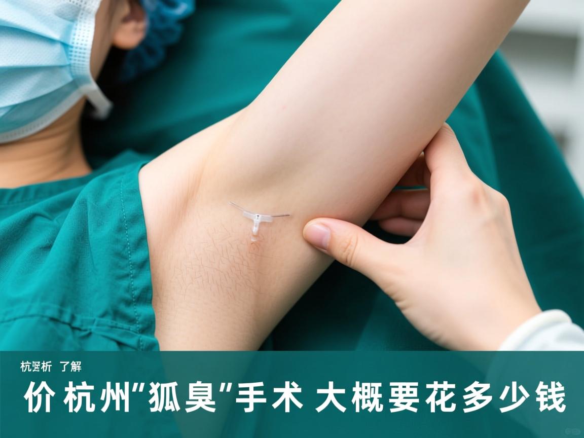 杭州狐臭手术价格解析，了解杭州狐臭手术大概要花多少钱